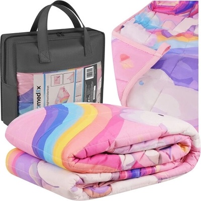 Isomedix 27939 Zátěžová přikrývka antistresová pro děti 3 kg růžová 100x150