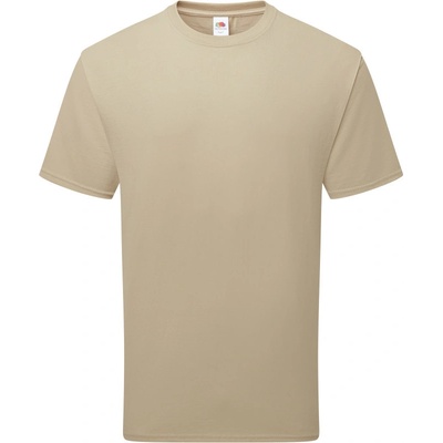 Fruit of the Loom tričko Pure Cotton T těžká bio bavlna krátký rukáv COT161362zd301-desert sand