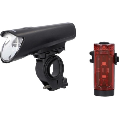 Fischer Fahrrad set 45 LUX small-box LED čierna