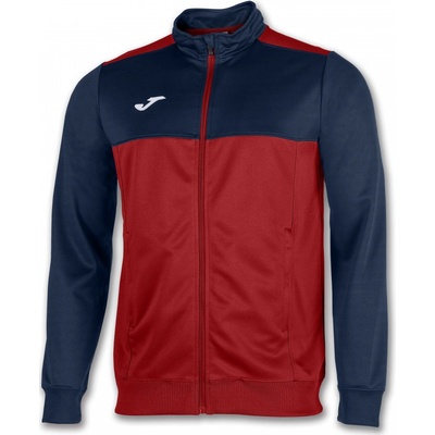 Joma Winner tréninková bunda dětská červená tm. modrá