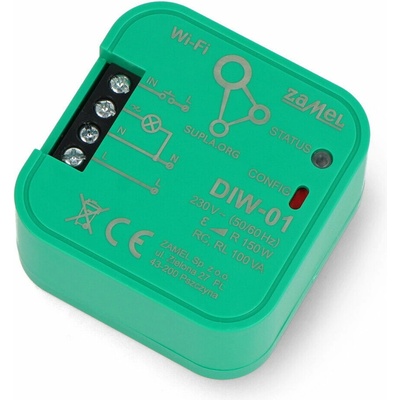 Zamel Supla DIW-01 - Wi-Fi stmívač osvětlení - aplikace pro Android/iOS