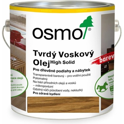 Osmo 3072 Tvrdý voskový olej 2,5 l Jantarový