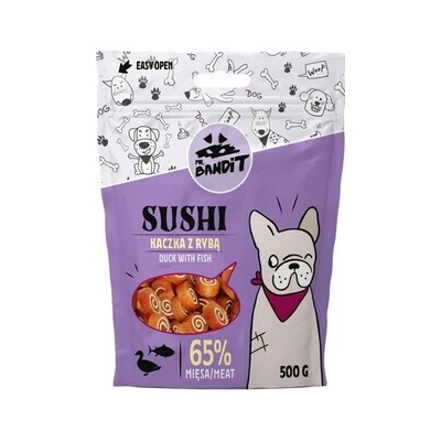MR. BANDIT Sushi Kačacia pochúťka s rybou pre psov 500 g