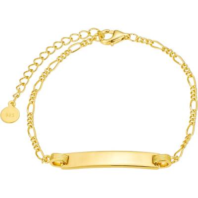 Olivie Strieborný náramok s doštičkou GOLD 8876