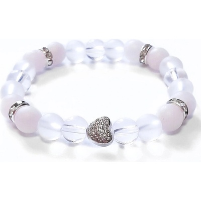 Veselý jezevčík křišťál a růženín srdíčko 11509610