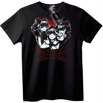 NOONEBRAND Тениска Baby Metal аниме - 2XL, White