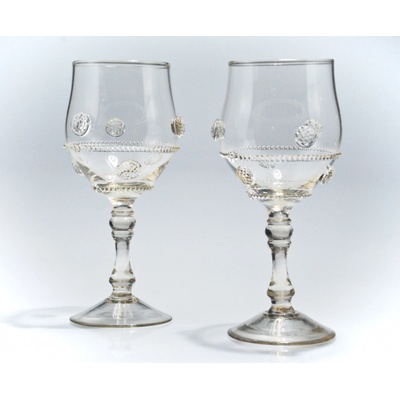 Krasglass Historické číše na víno s malinami 300 ml