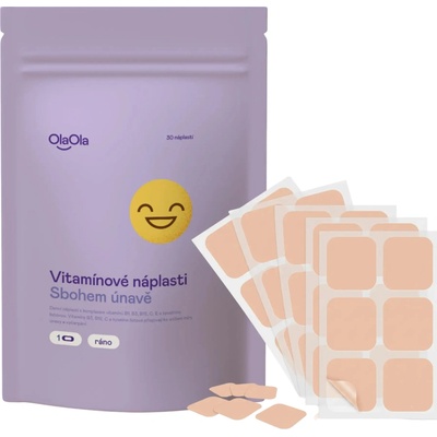OlaOla Vitamínové náplasti Sbohem únavě - 30 náplastí