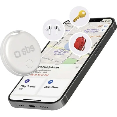 Sbs Apple Tracker в бял цвят (TEFINDTAGAPW)