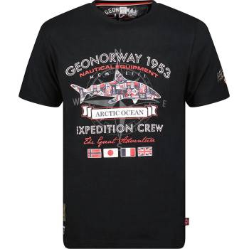 Geographical Norway tričko pánské J-SHARK men černá
