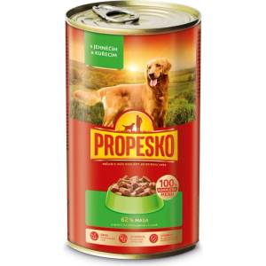 Propesko Dog Консерва пиле-ягне в сос 1240 г