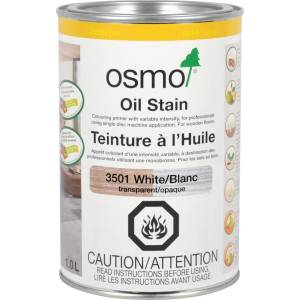Osmo Oil Stain 3501 Бяло - масло за подове и мебели 1л (2736)