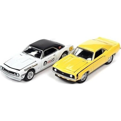 Johnny Lightning Chevrolet Camaro SS 1967 + Chevrolet Camaro SS 1969 1:64