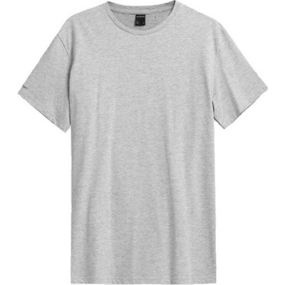 Outhorn pánské tričko HOZ21-TSM613 warm light grey melange