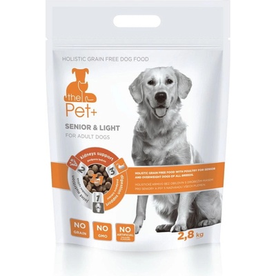 Pet+ 3v1 pes SENIOR & LIGHT Adult 2,8 kg