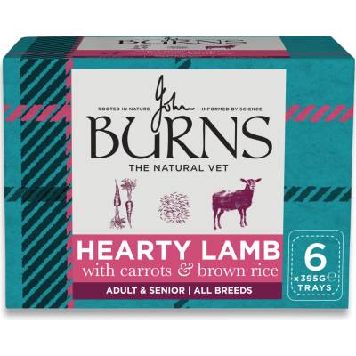 Burns Adult Hearty Lamb Vegetables & Brown Rice 6 x 395 g