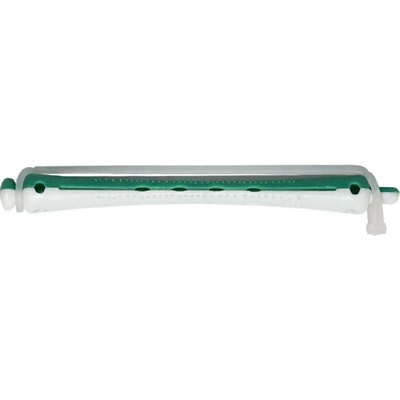 Plastové natáčky na trvalou Duko pr. 6mm, 12 ks - zeleno-bílé (1161)