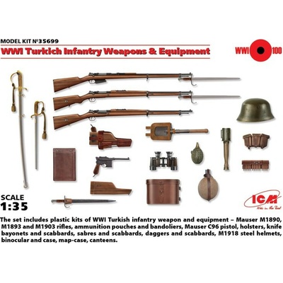 ICM Turkich Infantry Weapons & Equipment WW1 1:35