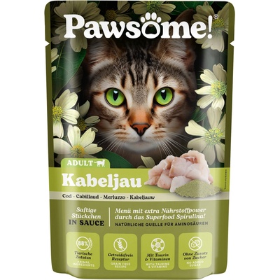Pawsome! Adult s treskou 85 g
