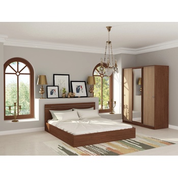 Image 1 of DST Спален комплект за матрак 164/190 Velina-dst, венге и дъб амбер