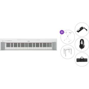Yamaha NP-35WH Premium SET Дигитално Stage пиано White (NP-35WH-PREMIUM-SET)