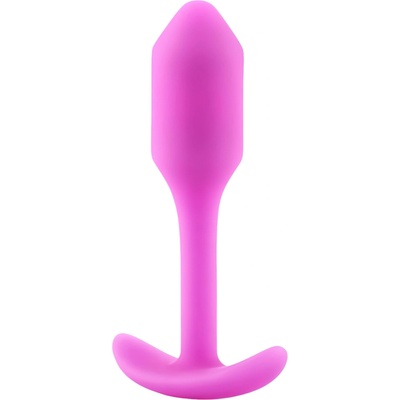 b-Vibe Snug Plug 1 - анален плъг с вътрешно тегло (55g) - розов