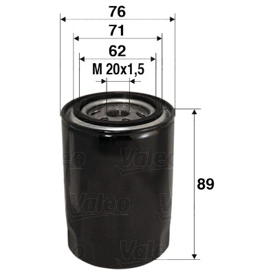 Olejový filter VALEO 586000