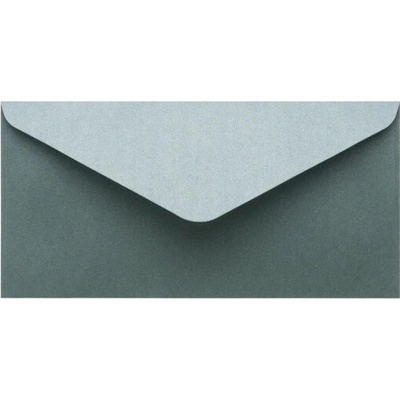 Metalická (perleťová) obálka tmavě zelená DL (110x220mm)