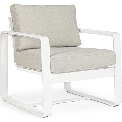 Bizzotto Бял метален градински стол Merrigan - Bizzotto (0663105)