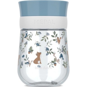 Mepal Светлосиня пластмасова детска чаша 300 ml Forest Friends by Little Dutch - Mepal (108018565408)