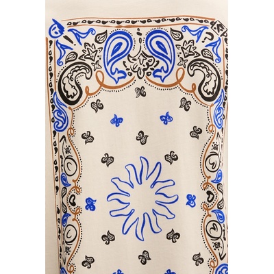 Desigual Памучна тениска Desigual BACK PANEL PAISLEY (25WMTK38)