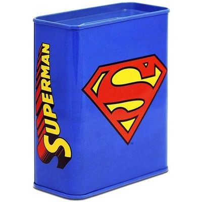Pokladnička Superman: Logo (9 x 12 x 5 cm) kovová