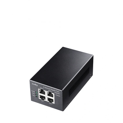 Cudy PoE инжектор Cudy POE220, Gigabit PoE /PoE, 2 x 30W (CUDY-INJ-POE220)