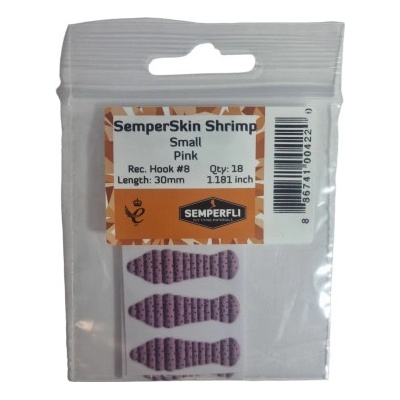 Semperfli Krevetkové Hřbítky SemperSkin Shrimp Pink Small