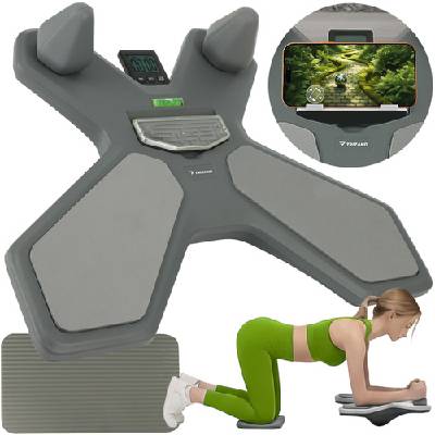 Тренировъчна баланс дъска с брояч, дъска за баланс, баланс борд Trizand (26946)