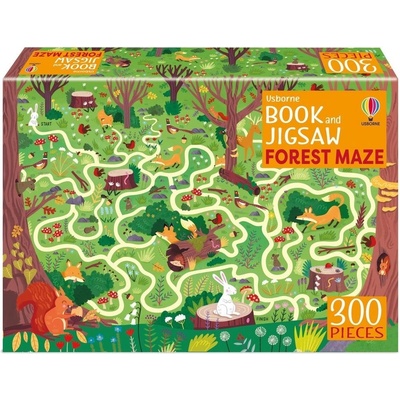 Usborne Пъзел Usborne от 300 части - Горски лабиринт (9781803705064)