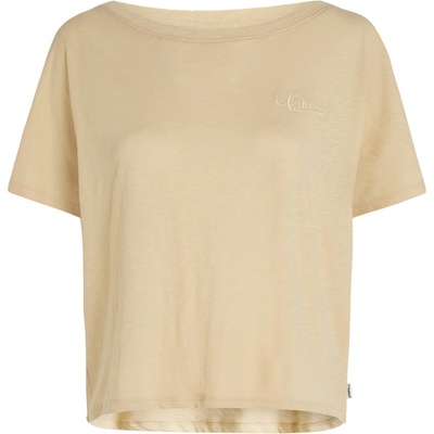 O'Neill Дамска тениска O'neill Women's Essentials Script Scoop Neck T-shirt - Cocoa Sand (916-6620-0113)