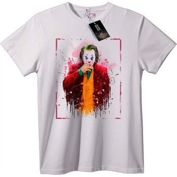 NOONEBRAND Тениска Joker Филмово Изкуство - 2XL, White