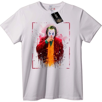 NOONEBRAND Тениска Joker Филмово Изкуство - 2XL, White