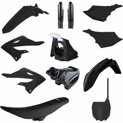 Sada plastů POLISPORT 91573 restyling černá