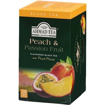 Ahmad Tea Černý čaj s příchutí broskev a passion fruit 20 x 2 g