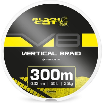 Black Cat Splétaná Šňůra V8-Line 300 m - 0,32 mm 25 kg