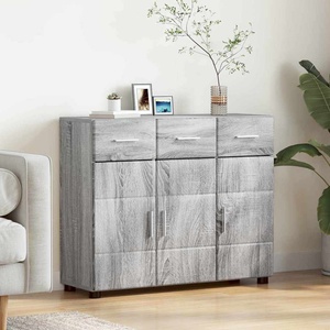 vidaXL Служебен шкаф FLORIN 88, 5 x 30, 5 x 73 см Сив Сонома (880317)