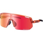 Shimano Очила за колоездене Shimano Technium L Road S2 Cycling glasses - Orange Sapphire / Red - размер One Size (205-6947-0111)