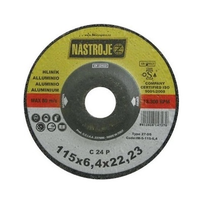 Nástroje cz Kotouč brusný 150 x 6,4 x 22 mm IM-5-150-6,4