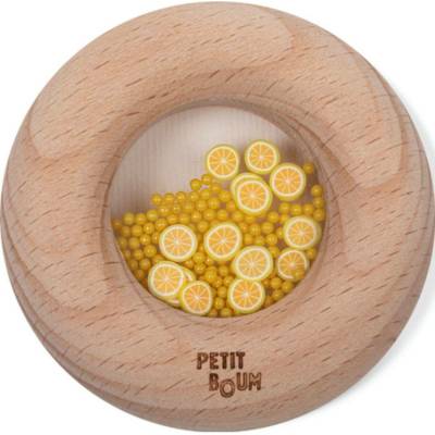 Petit Boum Senzorické chrastítko Citron