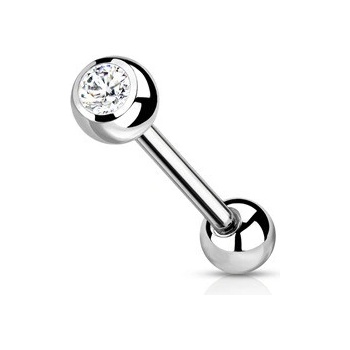 Šperky4U piercing do jazyku titan TIT1017-C