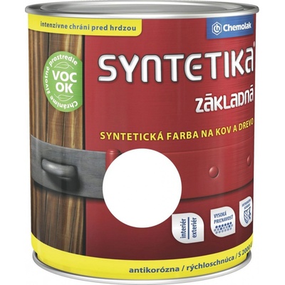 Chemolak Syntetika S2000 syntetická farba antikorózna základná 2,5L 0100