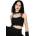 KILLSTAR дамски потник KILLSTAR - Ines Crop - Black - KSRA009439