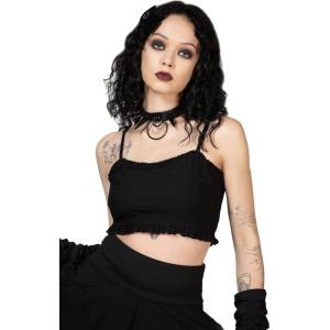 KILLSTAR дамски потник KILLSTAR - Ines Crop - Black - KSRA009439